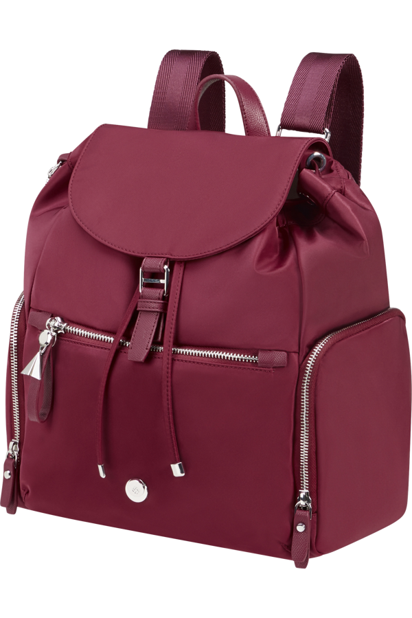 Mochila com Aba Vermelho Granada - Karissa Evo | Samsonite