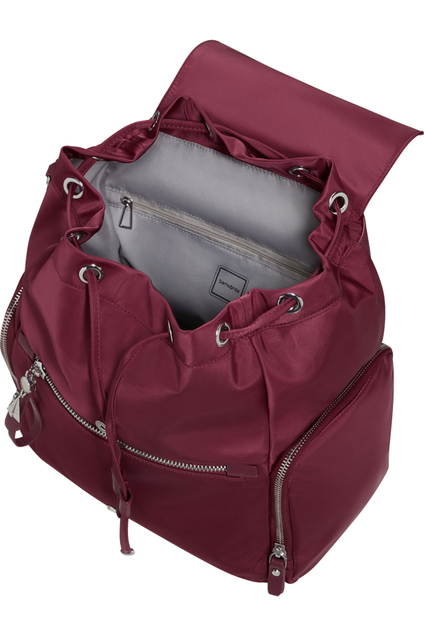 Mochila com Aba Vermelho Granada - Karissa Evo | Samsonite