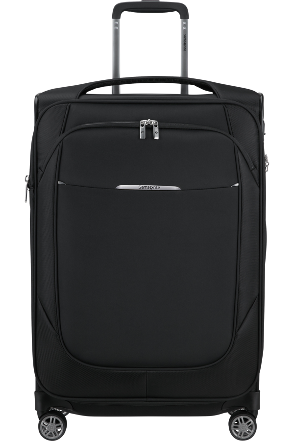 Mala de Viagem Média 67cm Expansível 4 Rodas Preto - Re-Lite | Samsonite