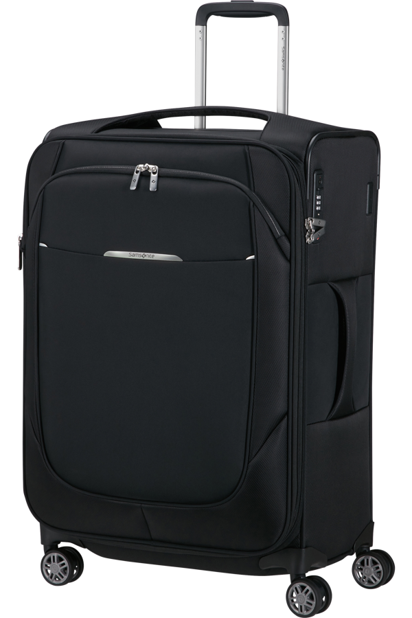Mala de Viagem Média 67cm Expansível 4 Rodas Preto - Re-Lite | Samsonite