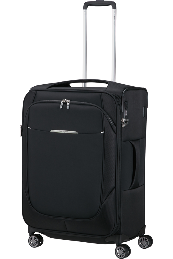 Mala de Viagem Média 67cm Expansível 4 Rodas Preto - Re-Lite | Samsonite