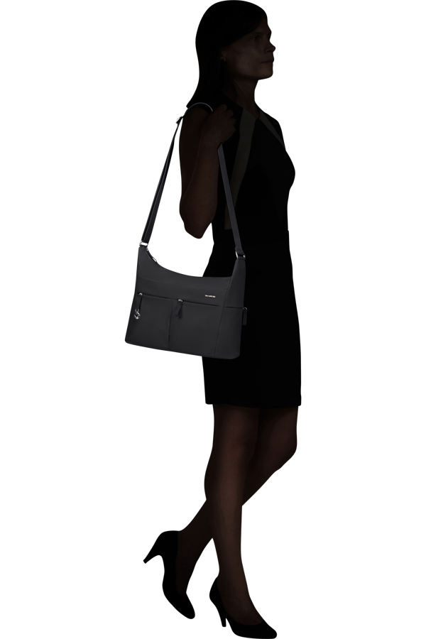 Bolsa de Ombro M 2 Bolsos Preto - Move 5.0 | Samsonite