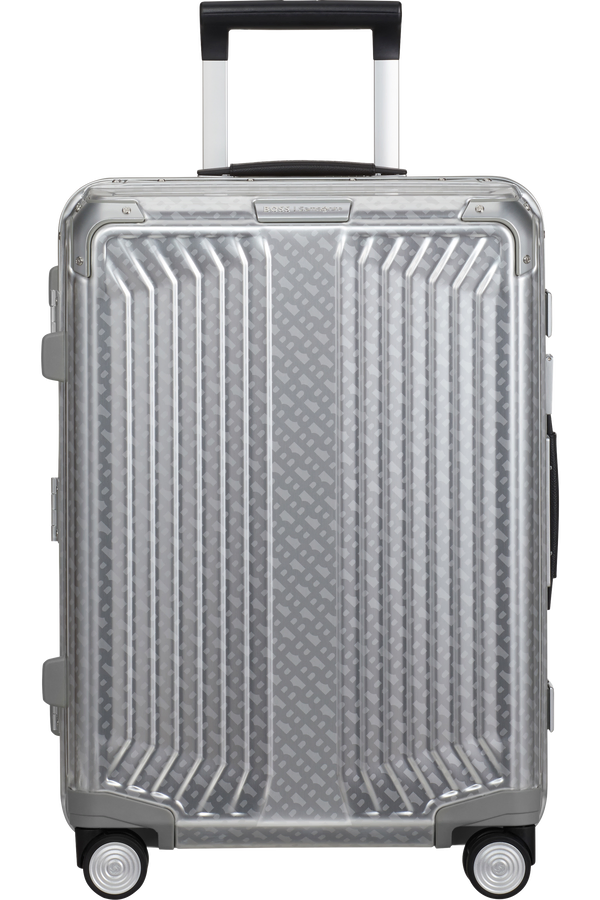 Mala de Cabine 55cm 4 Rodas Monograma Boss Cinzento - Boss | Samsonite | Samsonite