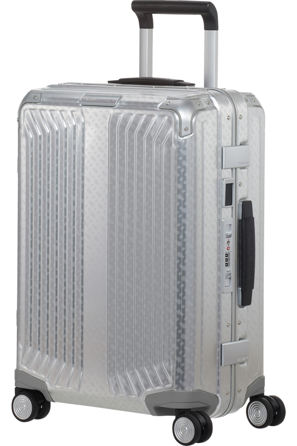 Mala de Cabine 55cm 4 Rodas Monograma Boss Cinzento - Boss | Samsonite | Samsonite
