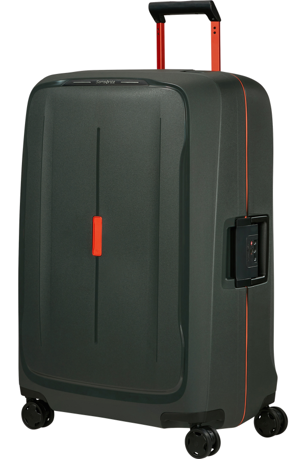 Mala de Viagem Grande 75cm 4 Rodas Verde/Laranja - Essens | Samsonite