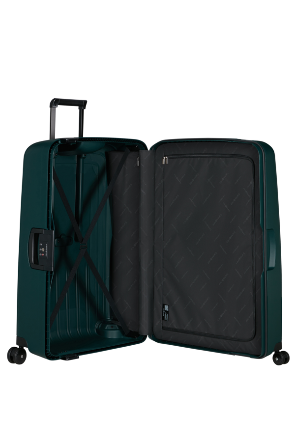 Mala de Viagem Extragrande 81cm 4 Rodas Azul Esverdeado - S'Cure | Samsonite