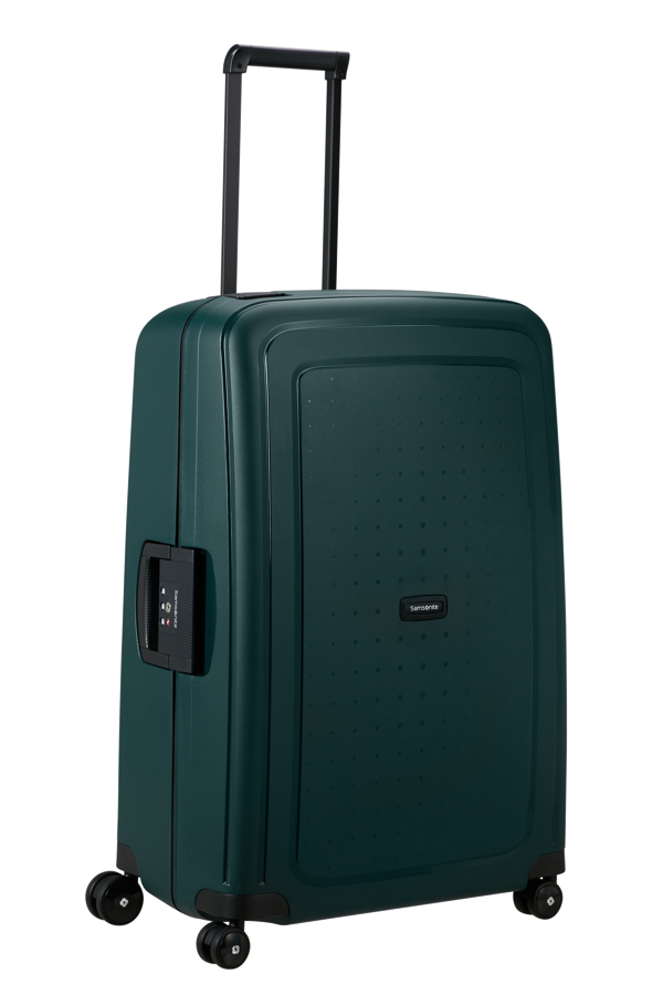 Mala de Viagem Grande 75cm 4 Rodas Azul Esverdeado - S'Cure | Samsonite