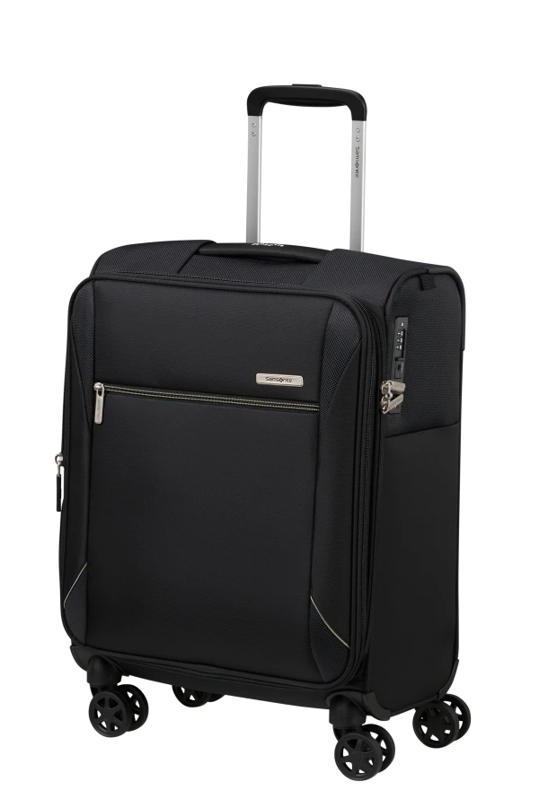 Mala de Cabine 55cm Expansível 4 Rodas Preto - Base Breeze | Samsonite