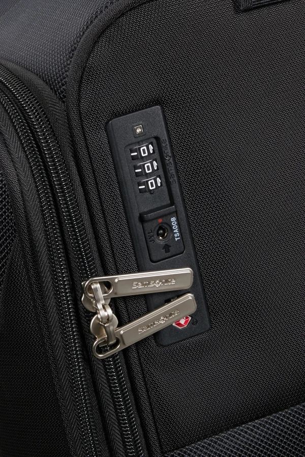 Mala de Viagem Média 67cm Expansível 4 Rodas Preto - Base Breeze | Samsonite