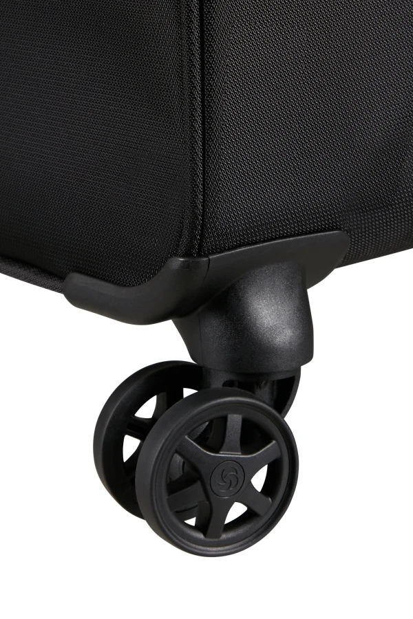 Mala de Viagem Média 67cm Expansível 4 Rodas Preto - Base Breeze | Samsonite