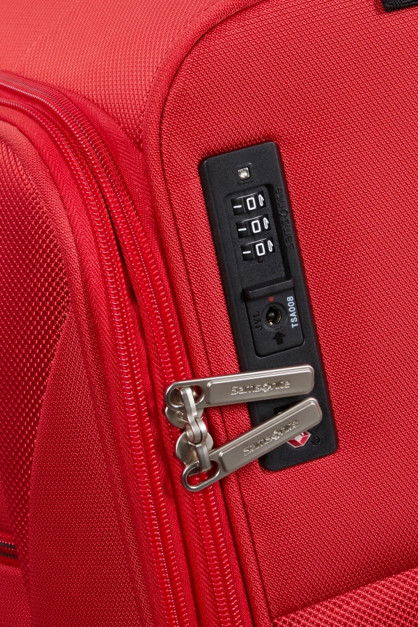 Mala de Viagem Média 67cm Expansível 4 Rodas Vermelho - Base Breeze | Samsonite