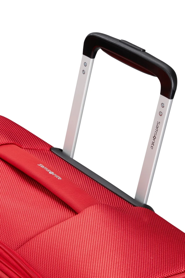 Mala de Viagem Média 67cm Expansível 4 Rodas Vermelho - Base Breeze | Samsonite