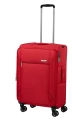 Mala de Viagem Média 67cm Expansível 4 Rodas Vermelho - Base Breeze | Samsonite