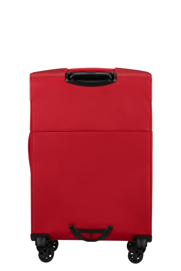 Mala de Viagem Média 67cm Expansível 4 Rodas Vermelho - Base Breeze | Samsonite