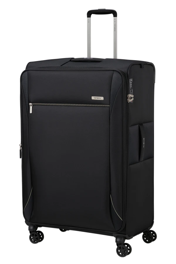 Mala de Viagem Extragrande 81cm Expansível 4 Rodas Preto - Base Breeze | Samsonite