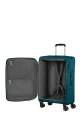 Mala de Viagem Média 67cm Expansível 4 Rodas Azul Petróleo - Base Breeze | Samsonite