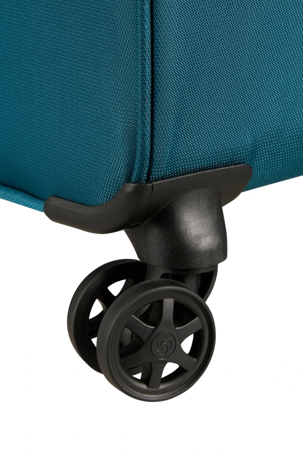 Mala de Viagem Média 67cm Expansível 4 Rodas Azul Petróleo - Base Breeze | Samsonite