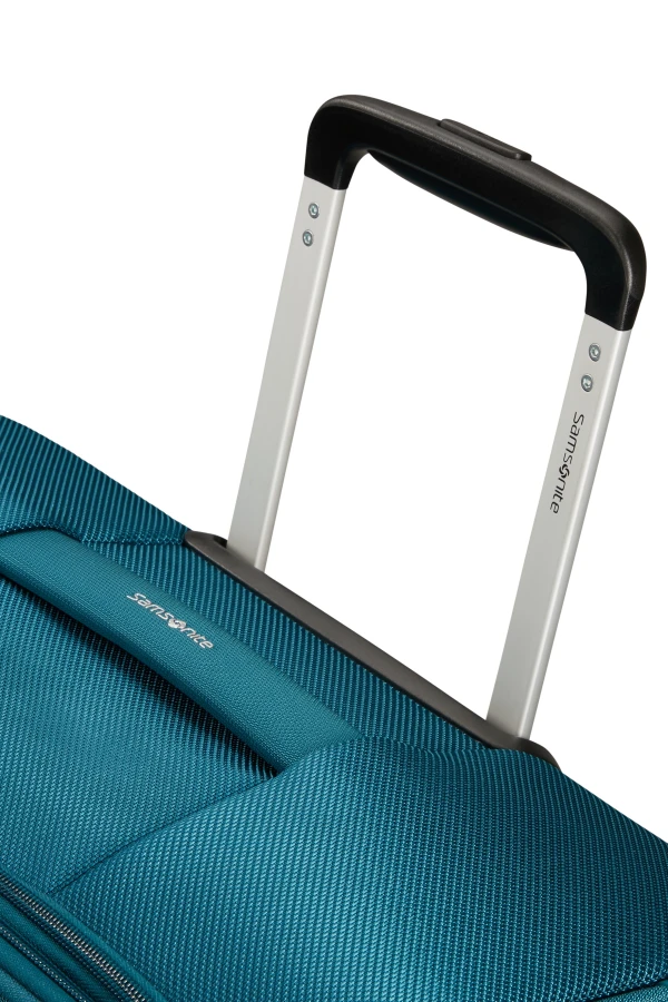 Mala de Viagem Média 67cm Expansível 4 Rodas Azul Petróleo - Base Breeze | Samsonite