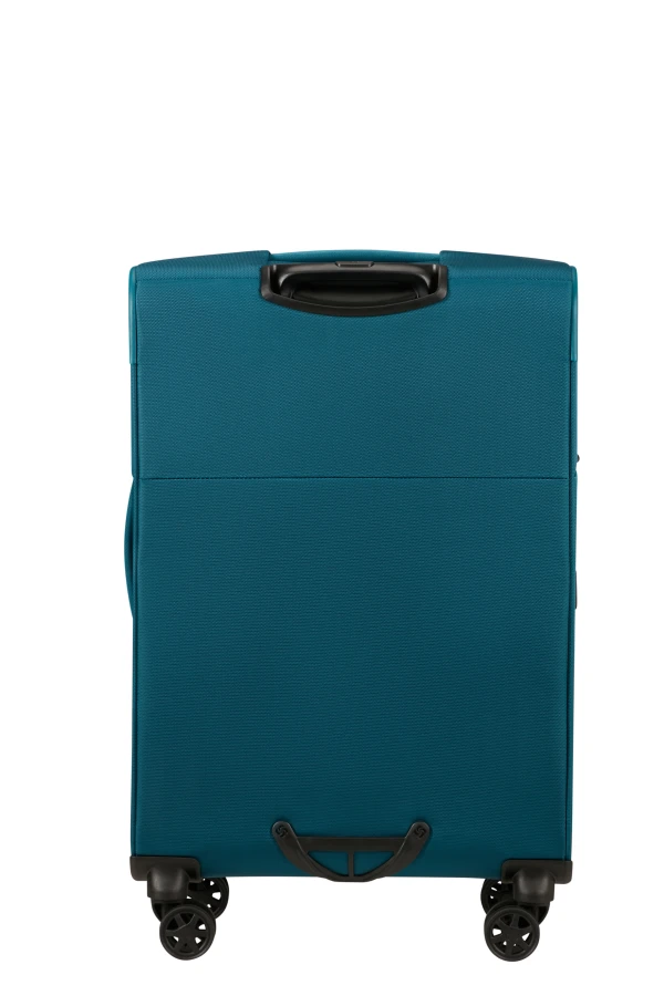 Mala de Viagem Média 67cm Expansível 4 Rodas Azul Petróleo - Base Breeze | Samsonite