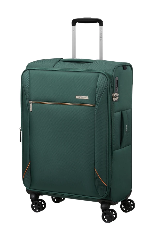 Mala de Viagem Média 67cm Expansível 4 Rodas Verde Escuro - Base Breeze | Samsonite