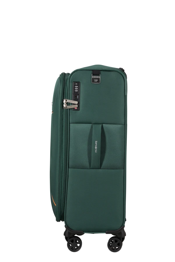 Mala de Viagem Média 67cm Expansível 4 Rodas Verde Escuro - Base Breeze | Samsonite