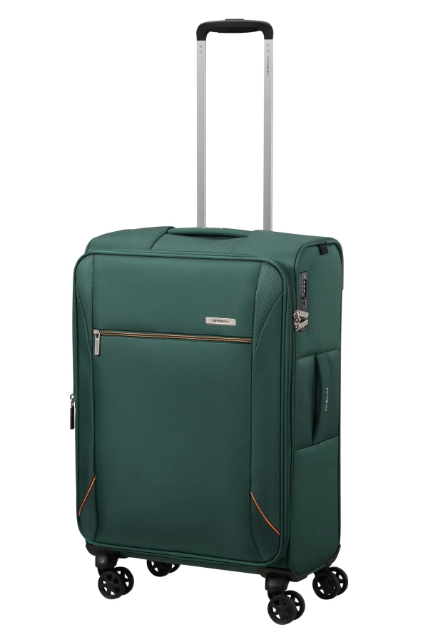 Mala de Viagem Média 67cm Expansível 4 Rodas Verde Escuro - Base Breeze | Samsonite