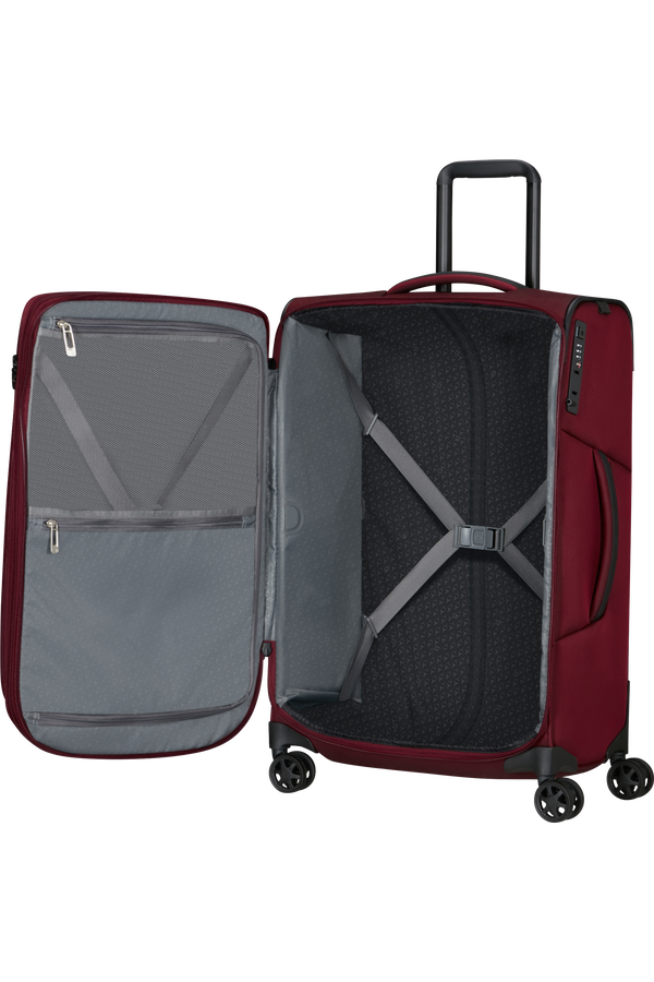 Mala de Viagem Média 67cm 4 Rodas Expansível Bordô - Respark | Samsonite