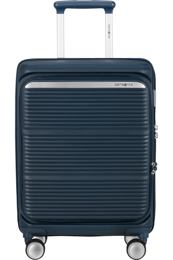 Mala de Cabine 55cm Expansível 4 Rodas Azul Meia-Noite - Paralux | Samsonite