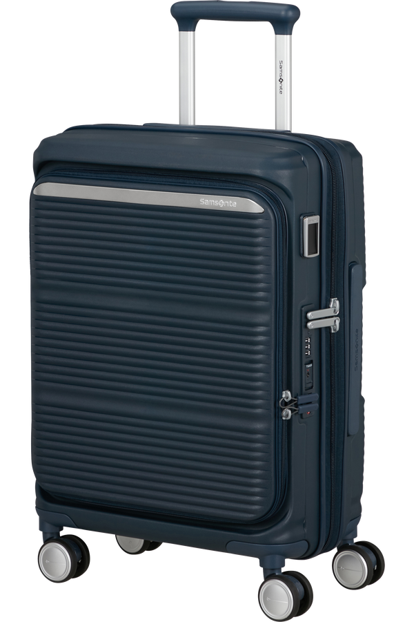 Mala de Cabine 55cm Expansível 4 Rodas Azul Meia-Noite - Paralux | Samsonite