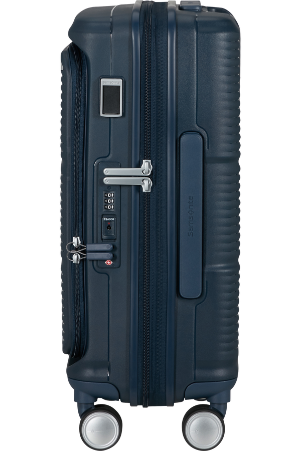 Mala de Cabine 55cm Expansível 4 Rodas Azul Meia-Noite - Paralux | Samsonite
