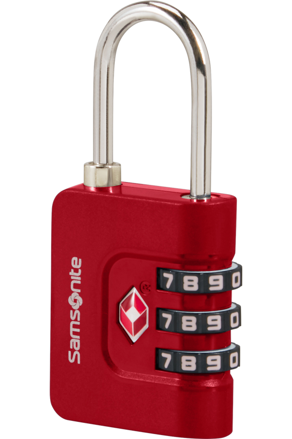 Cadeado Vermelho - Acessórios de Viagem | Samsonite