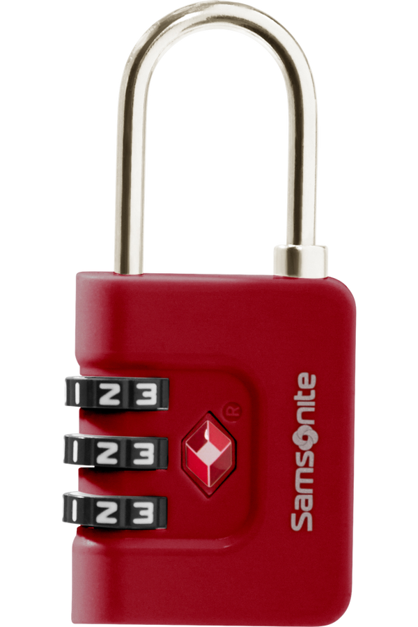 Cadeado Vermelho - Acessórios de Viagem | Samsonite