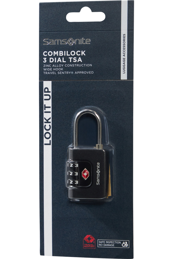 Cadeado Preto - Acessórios de Viagem | Samsonite