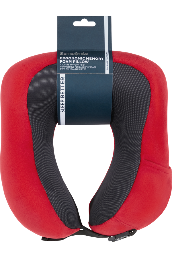 Almodafa de Viagem Ergonómica Viscoelástica Vermelho - Acessórios de Viagem | Samsonite