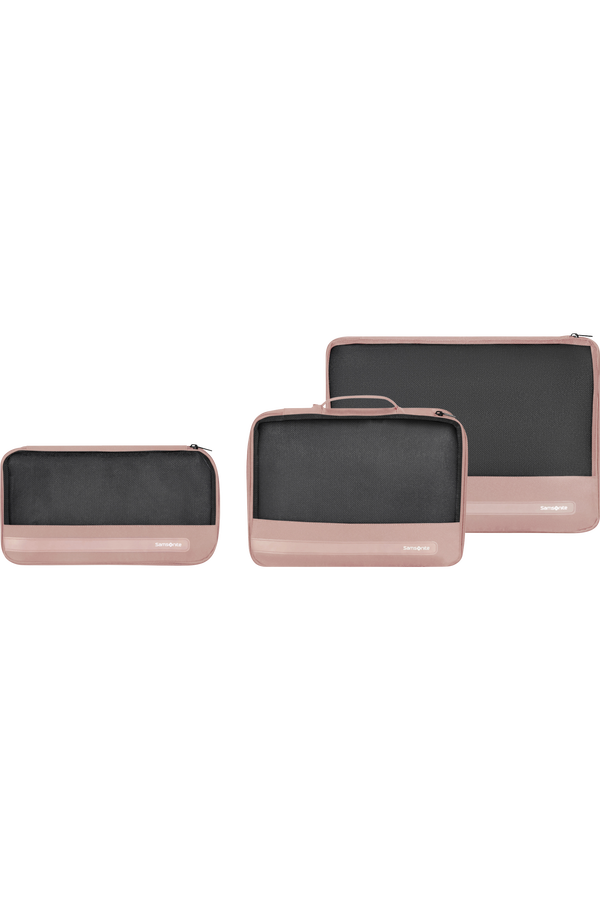 Conjunto 3 Bolsas Organizadoras Rosa - Acessórios de Viagem | Samsonite