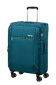 Mala de Viagem Média 67cm Expansível 4 Rodas Azul Petróleo - Base Breeze | Samsonite