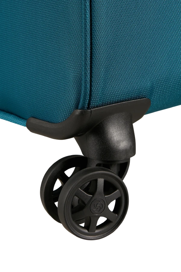 Mala de Viagem Média 67cm Expansível 4 Rodas Azul Petróleo - Base Breeze | Samsonite