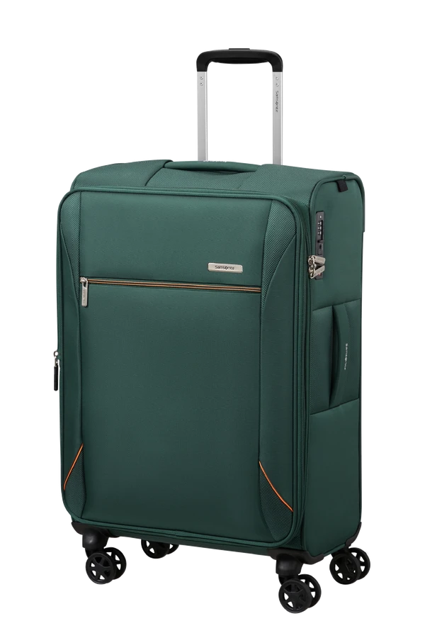 Mala de Viagem Média 67cm Expansível 4 Rodas Verde Escuro - Base Breeze | Samsonite