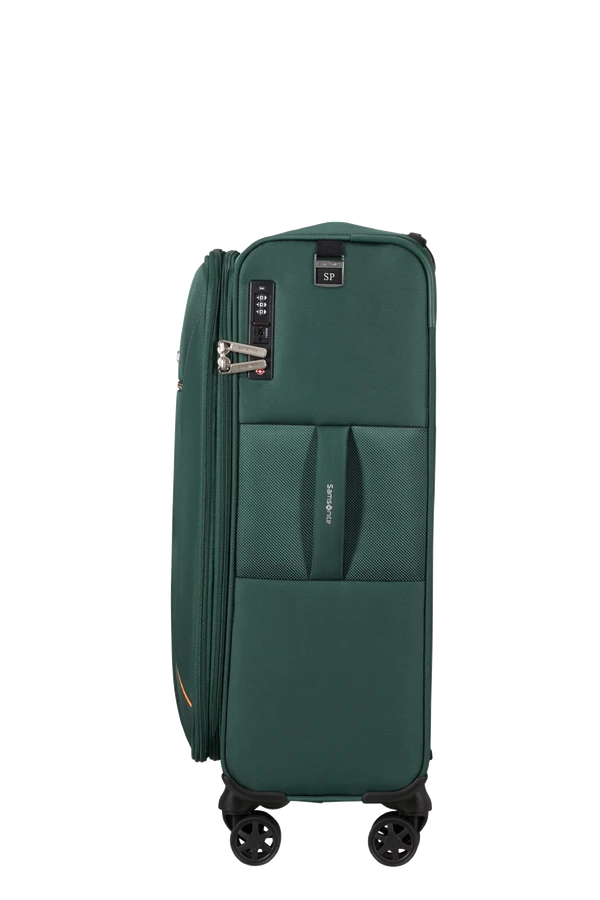Mala de Viagem Média 67cm Expansível 4 Rodas Verde Escuro - Base Breeze | Samsonite