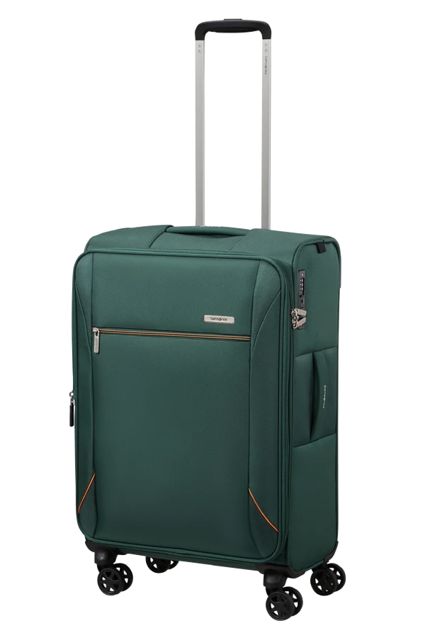 Mala de Viagem Média 67cm Expansível 4 Rodas Verde Escuro - Base Breeze | Samsonite