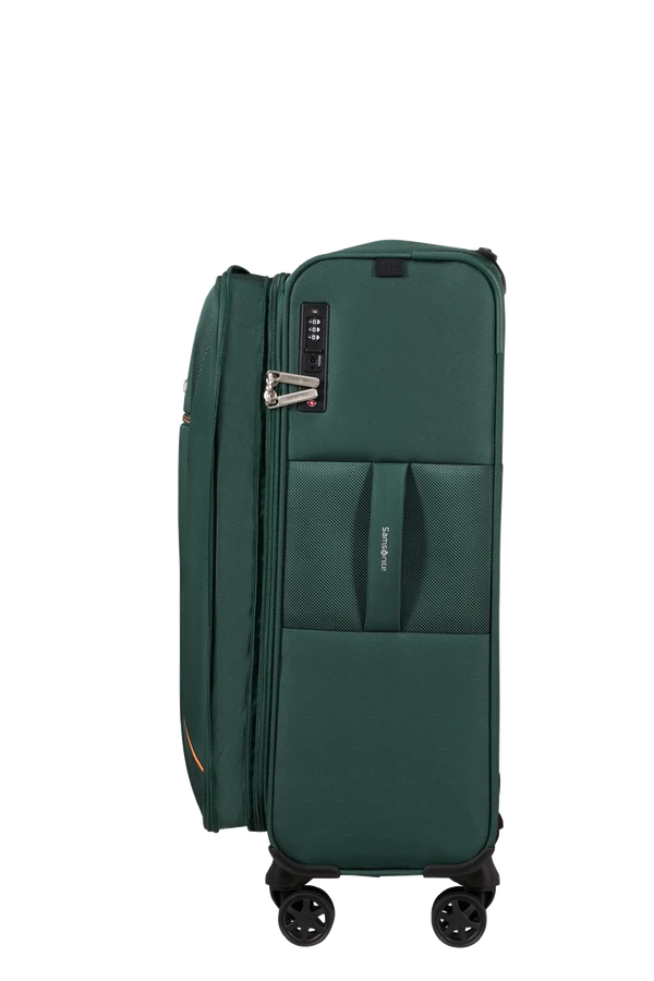 Mala de Viagem Média 67cm Expansível 4 Rodas Verde Escuro - Base Breeze | Samsonite