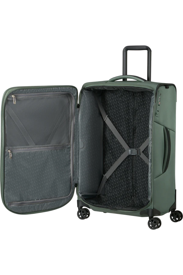 Mala de Viagem Média 67cm 4 Rodas Expansível Sálvia - Respark | Samsonite