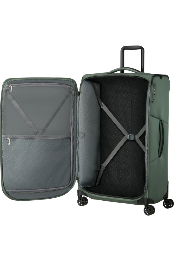 Mala de Viagem Grande 79cm 4 Rodas Expansível Sálvia - Respark | Samsonite
