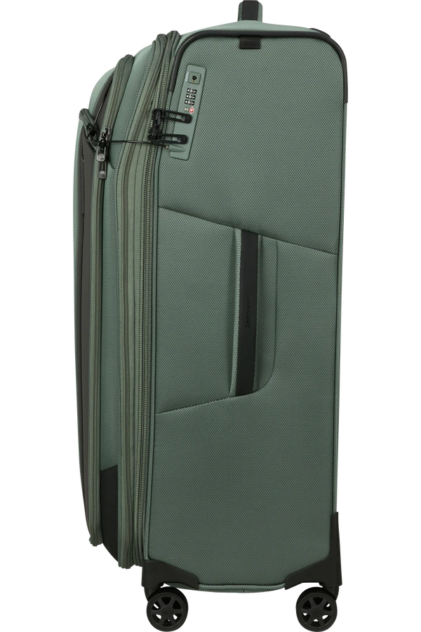 Mala de Viagem Grande 79cm 4 Rodas Expansível Sálvia - Respark | Samsonite