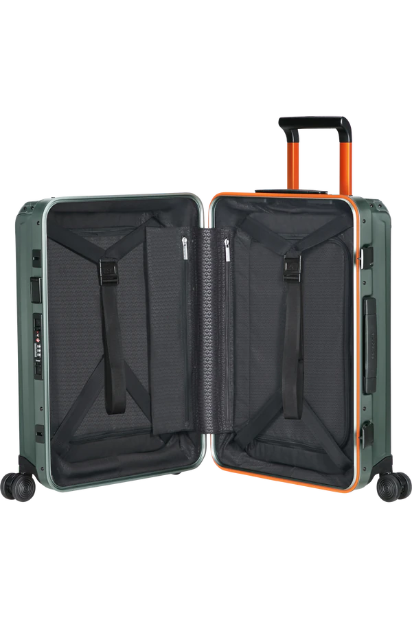 Mala de Cabine 55cm 4 Rodas em Alumínio Sálvia - Lite-Box Alu | Samsonite