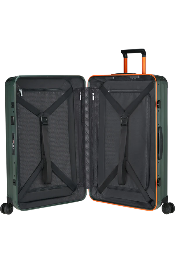 Mala de Viagem Grande 76cm 4 Rodas em Alumínio Sálvia - Lite-Box Alu | Samsonite