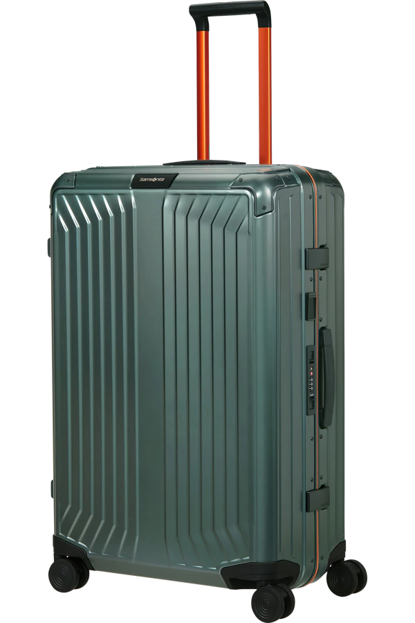 Mala de Viagem Grande 76cm 4 Rodas em Alumínio Sálvia - Lite-Box Alu | Samsonite