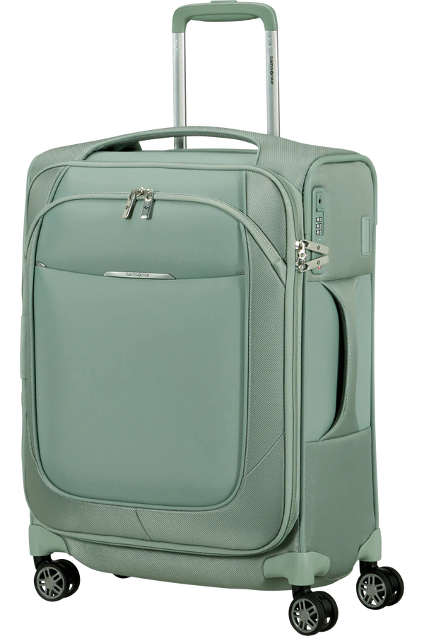 Mala de Cabine 55cm Expansível 4 Rodas Sálvia - Re-Lite | Samsonite