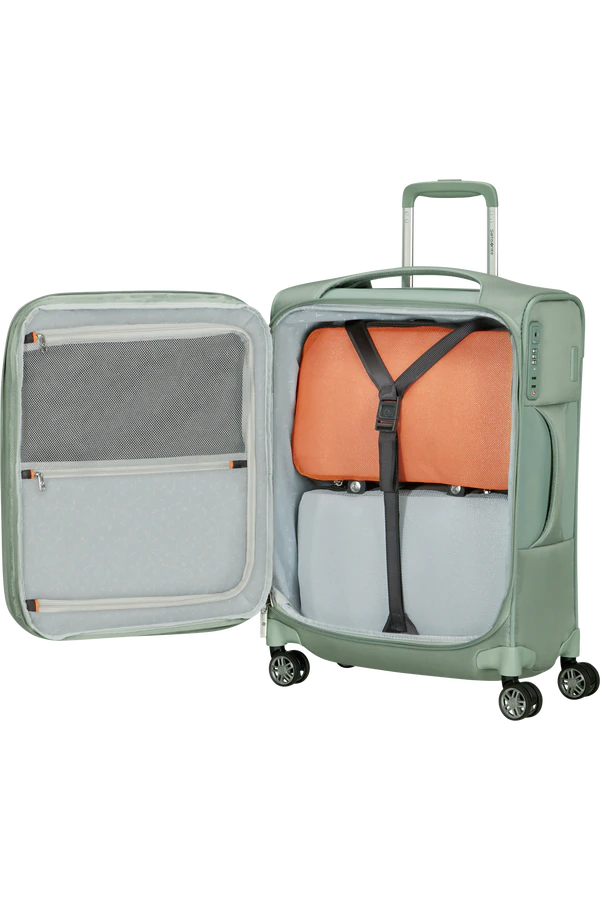 Mala de Cabine 55cm Expansível 4 Rodas Sálvia - Re-Lite | Samsonite