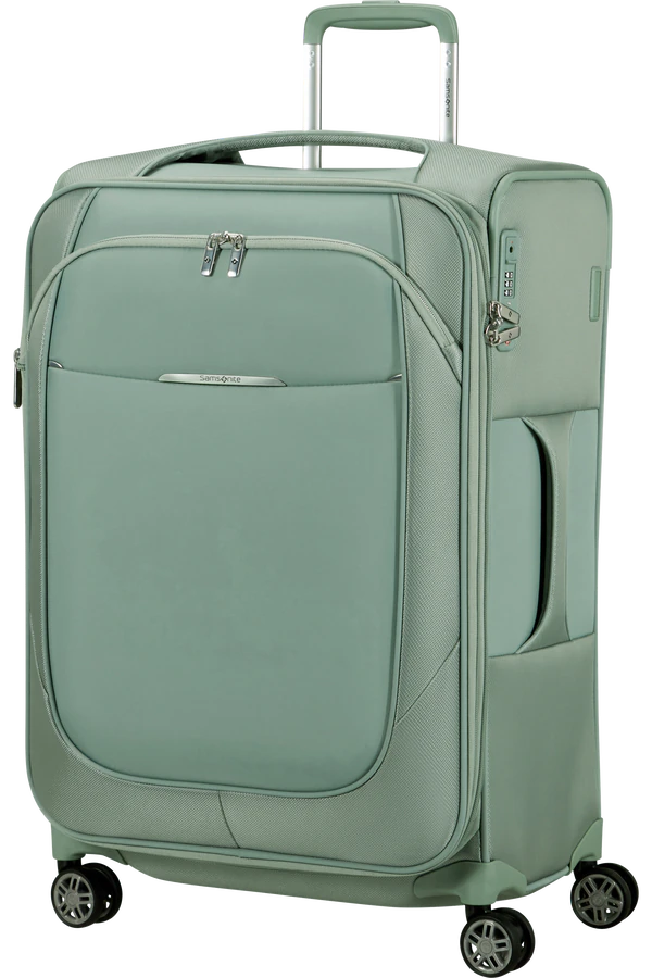 Mala de Viagem Média 67cm Expansível 4 Rodas Sálvia - Re-Lite | Samsonite